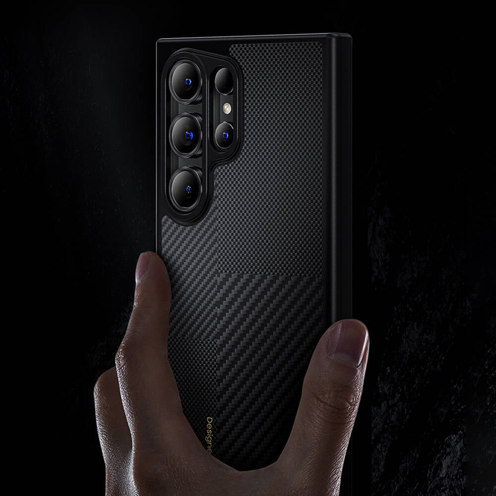 Benks Montage Hybrid ArmorPro Galaxy S24 Ultra M-safe Şarj Özellikli Karbon Fiber Kevlar Kılıf Benks Montage Hybrid ArmorPro Galaxy S24 Ultra M-safe Şarj Özellikli Karbon Fiber Kevlar Kılıf